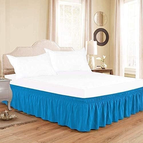 Turquoise Wrap Around Bed Skirts - Image 3