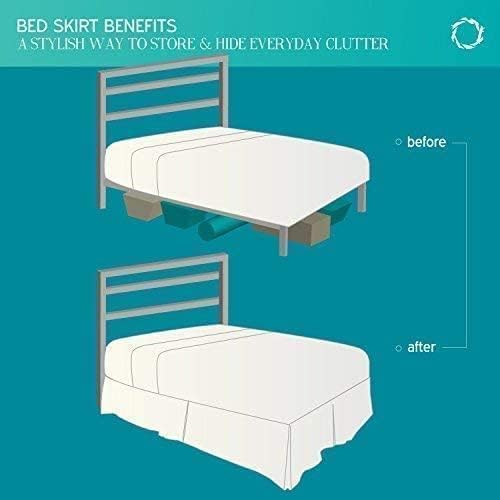 Royal Blue Wrap Around Bed Skirts - Image 5