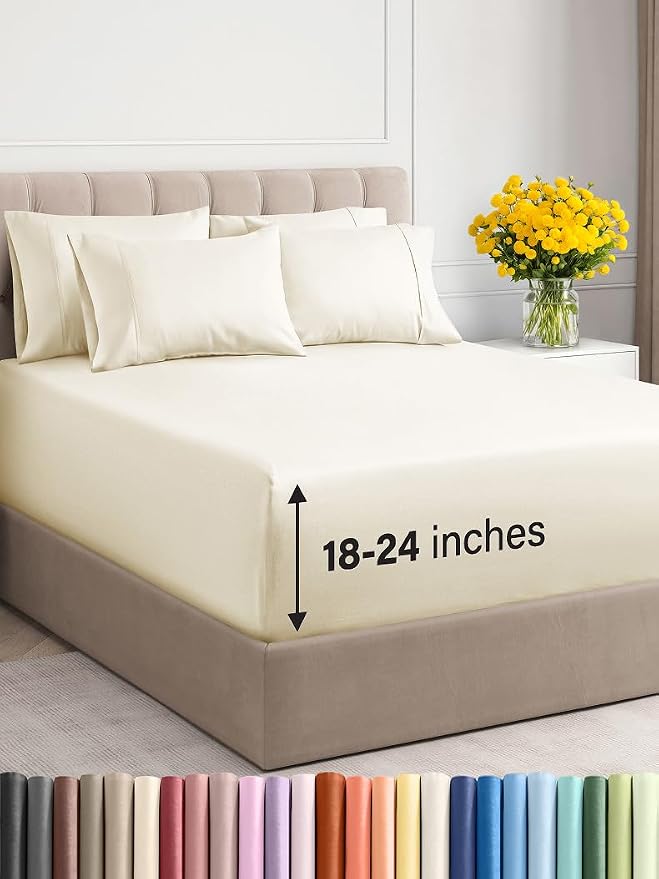 Extra Deep King Sheet Set by CGKUnlimited