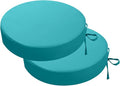 idee-home Outdoor Bistro Chair Cushions, 15”x15”x 3” Thick Outdoor Round Seat by idee-home