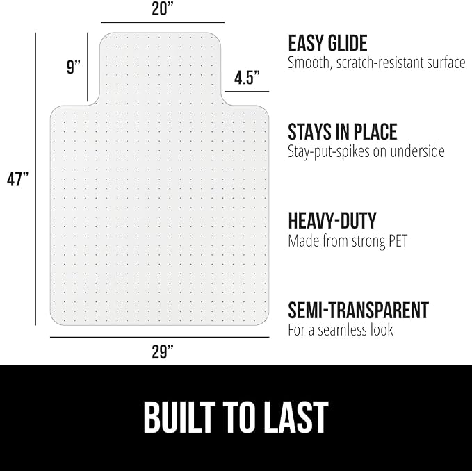 GORILLA GRIP Slip Resistant Office Chair Mat - Image 2