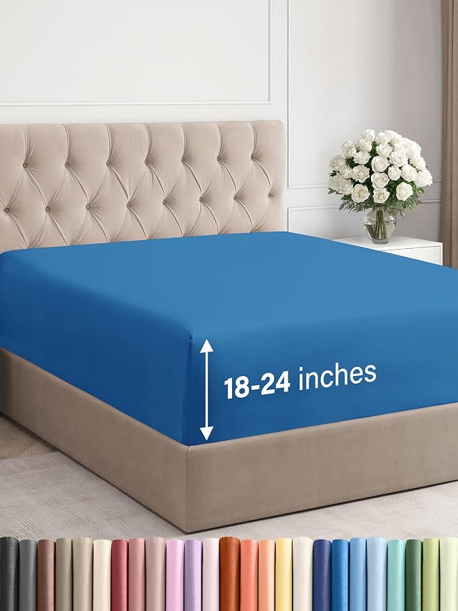 Extra Deep Full Fitted Sheet by CGKUnlimited