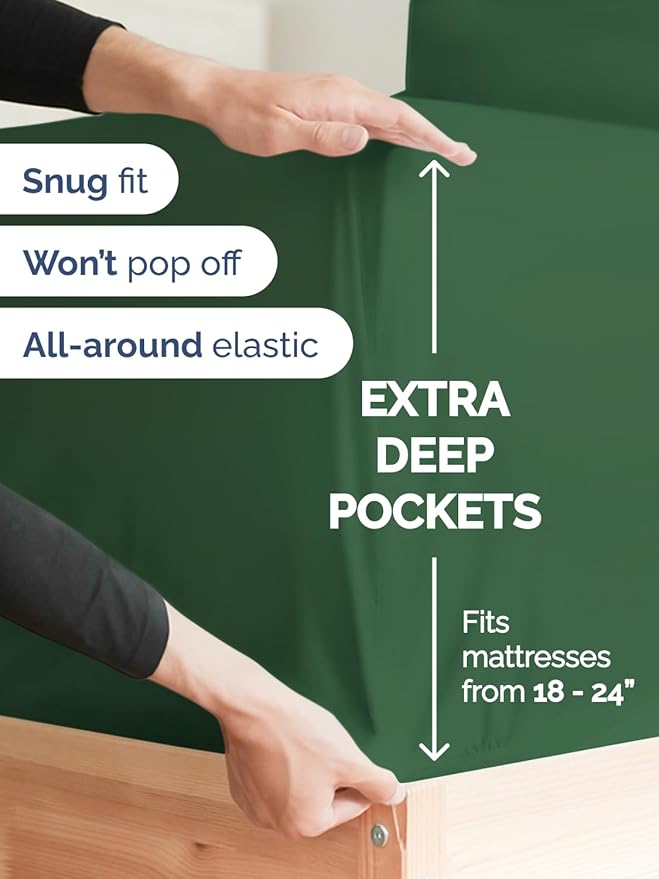 Extra Deep Pocket Split King Sheets - Image 3