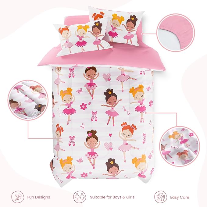 SANDJEST Ballet Twin Bedding Sets - Image 2