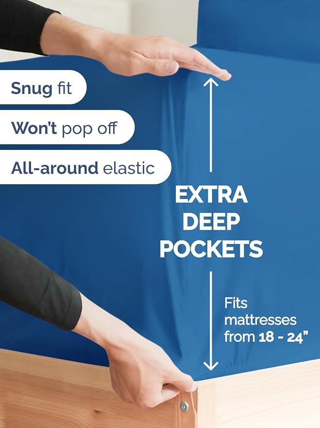 Extra Deep Split King Sheet Set - Image 3