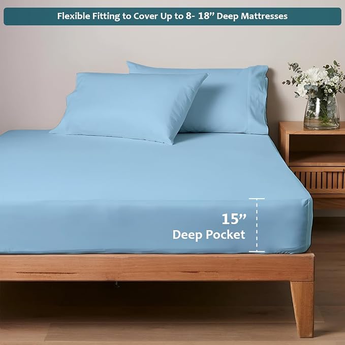 Full Size Bed Sheets Set - Image 3