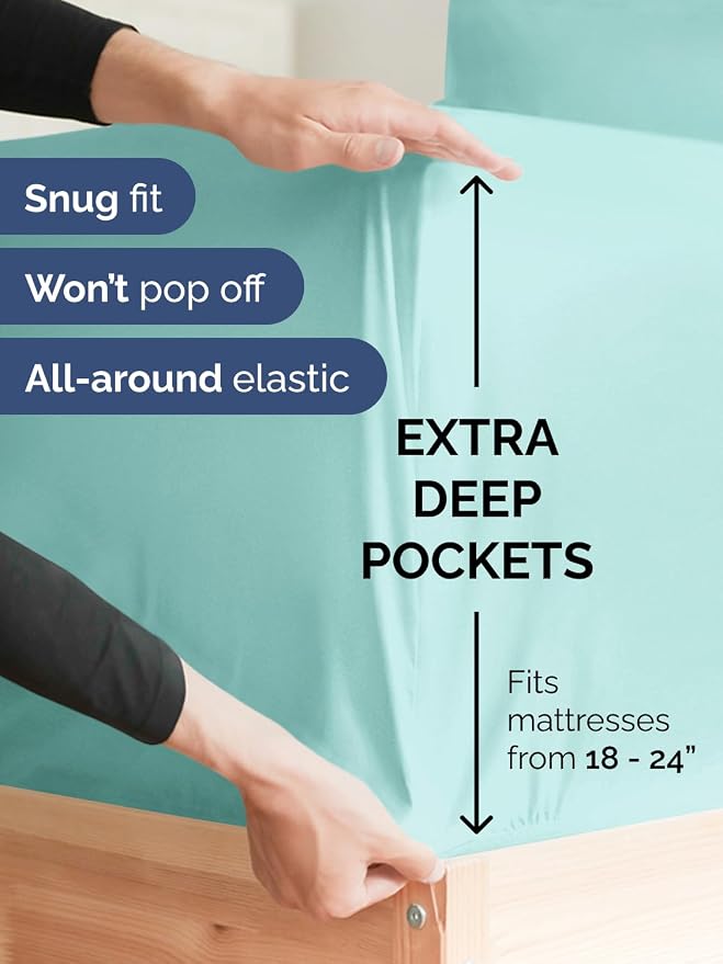 Extra Deep Queen Fitted Sheet - Image 2
