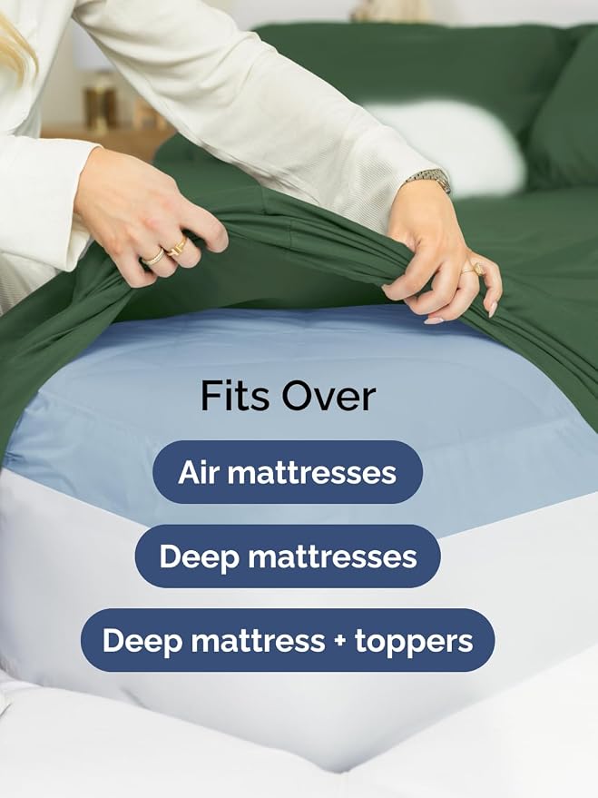 Extra Deep Full Fitted Sheet - Image 6