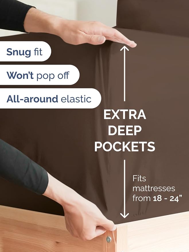 Extra Deep Split King Fitted Sheet - Image 2