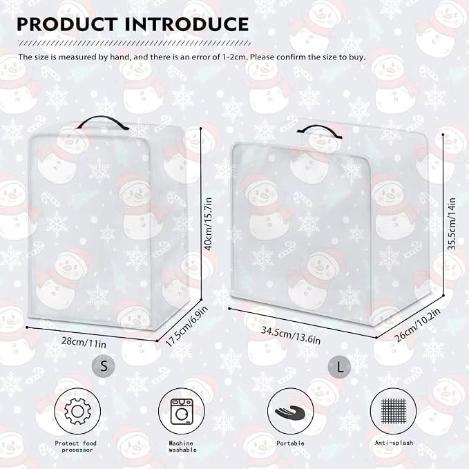 Coffee Maker Cover Christmas Holiday Dust Resistant Small Kitchen Appliance - Image 6