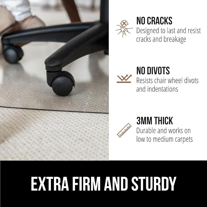 GORILLA GRIP Slip Resistant Office Chair Mat - Image 4