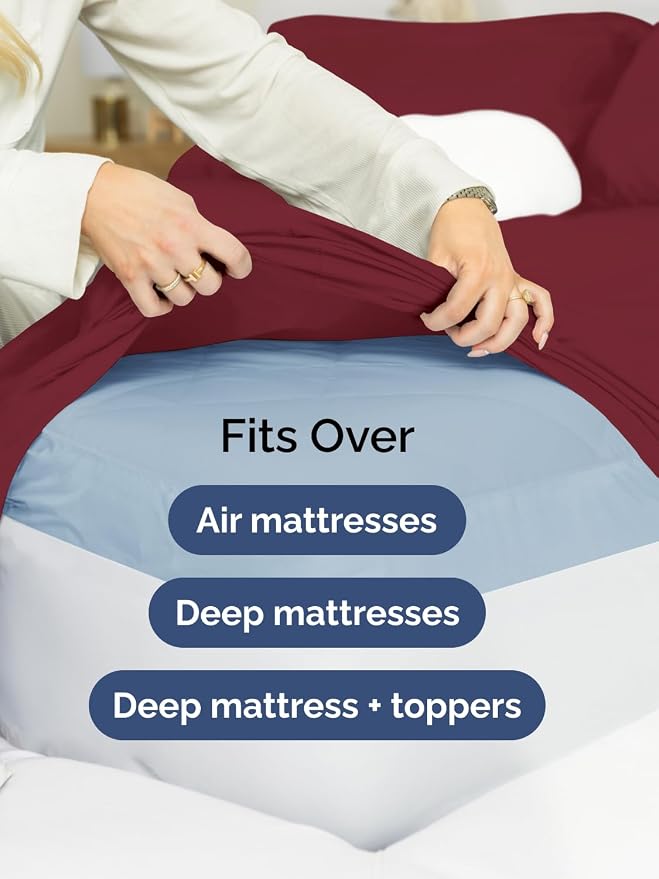 Extra Deep Cal King Fitted Sheet - Image 6