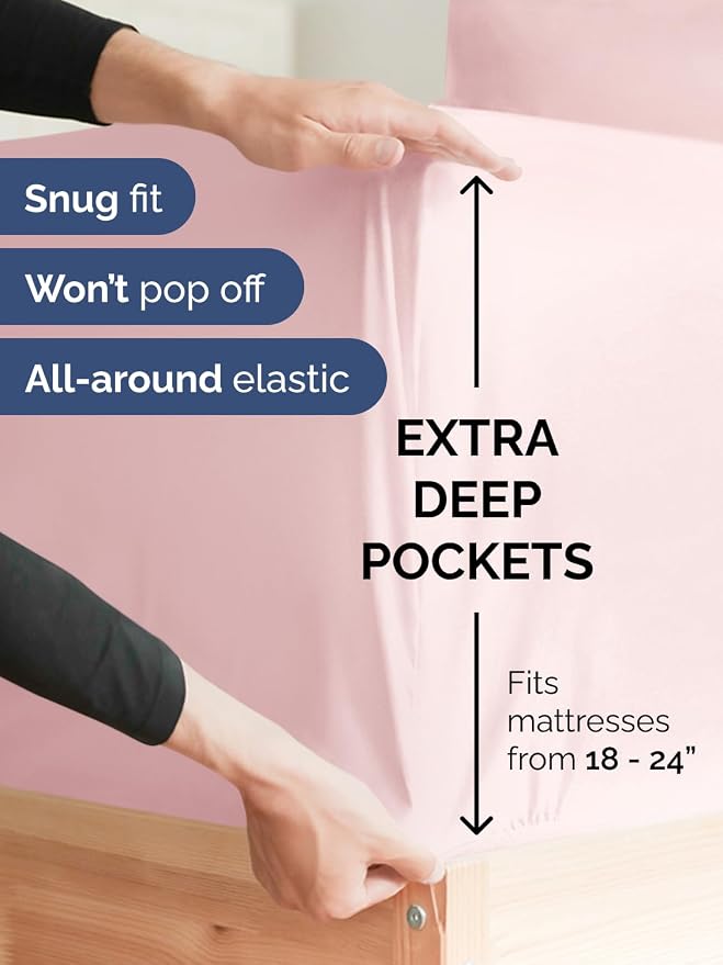 Extra Deep Queen Fitted Sheet - Image 2