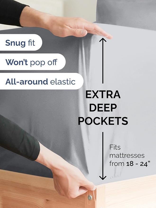 Extra Deep Queen Fitted Sheet - Image 2