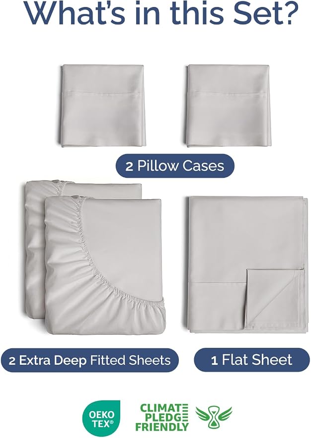 Extra Deep Pocket Split King Sheets - Image 2