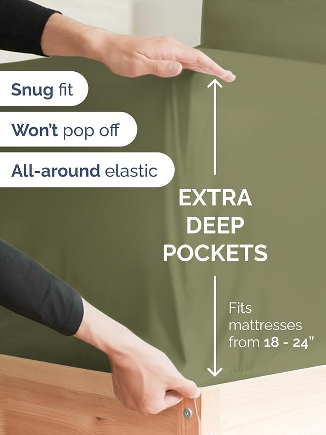 Extra Deep King Fitted Sheet - Image 2