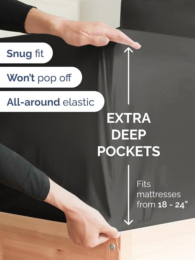 Extra Deep Queen Fitted Sheet - Image 2