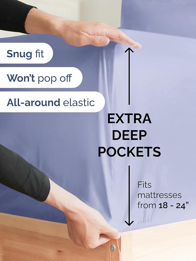 Extra Deep Queen Fitted Sheet - Image 2