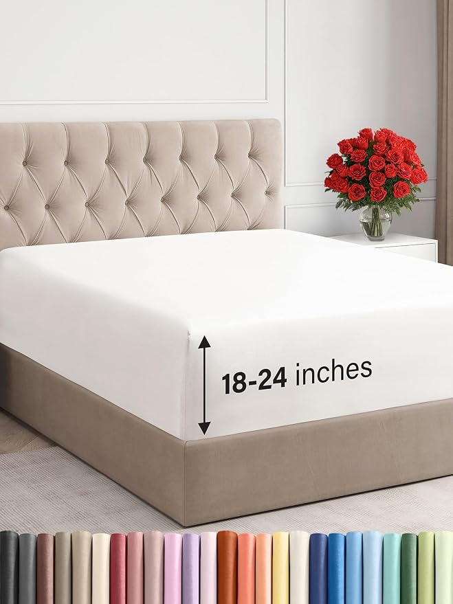 Extra Deep King Fitted Sheet by CGKUnlimited