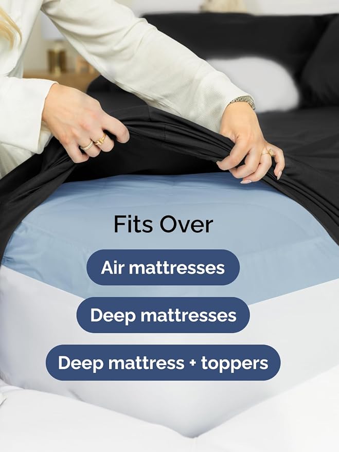 Extra Deep Full Fitted Sheet - Image 6