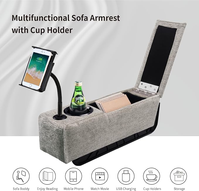 Multifunctional Sofa Armrest, Couch Armrest - Image 6