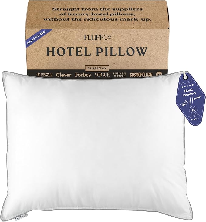 FluffCo Zen Fluff™ Down King Pillow by FluffCo