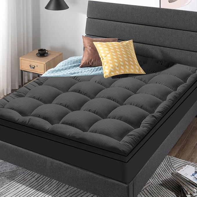 Twin Size Mattress Topper for Back Pain, Cooling Extra Thick Mattress Pad Cover - Image 7