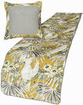 The HomeCentric King/Queen/Twin Grey & Yellow Decorative Full 68"x18" Bed Runner by TheHomeCentric