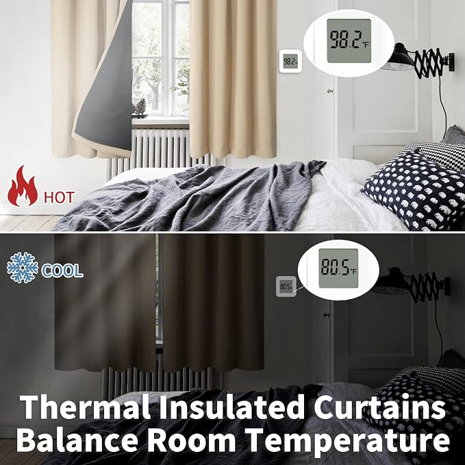 BGment 100% Blackout Curtains for Bedroom - Image 4