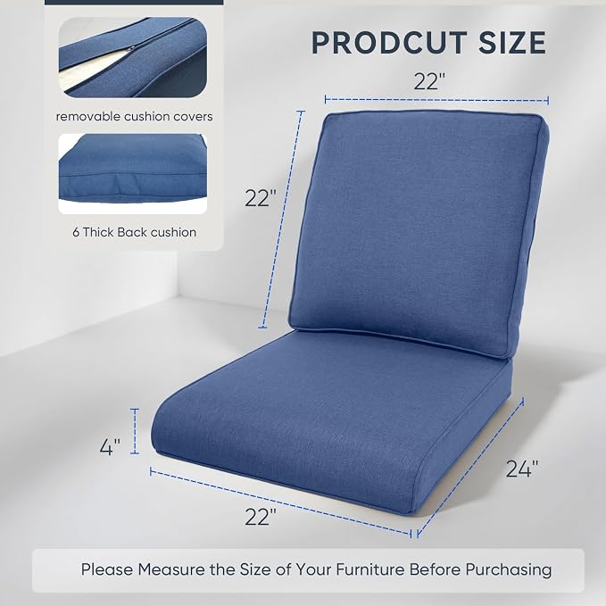 10-Piece Outdoor Patio Cushion Set - Image 3