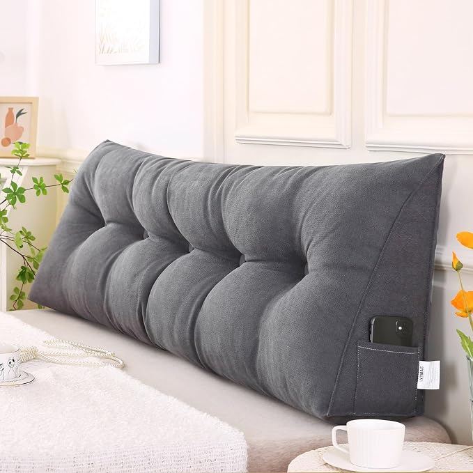 SAMTY Triangular Wedge Pillow headboard Full Size - Image 3