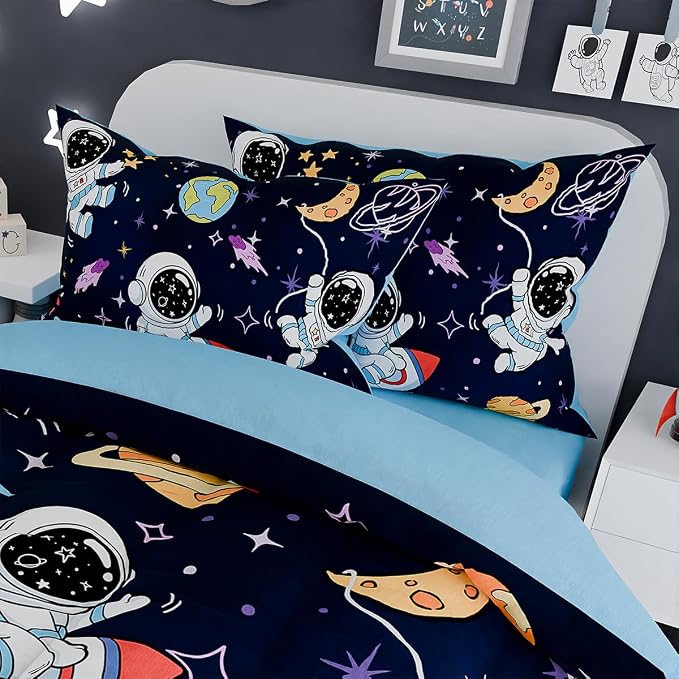 SANDJEST Astronaut Bedding Sets - Image 5