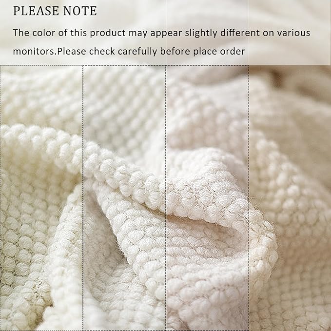 LOMAO Knitted Throw Blanket - Image 4