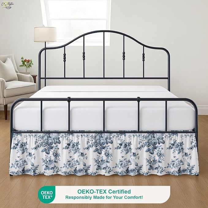 Cottington Lane Ruffled Bed Skirt Twin Size - Image 2