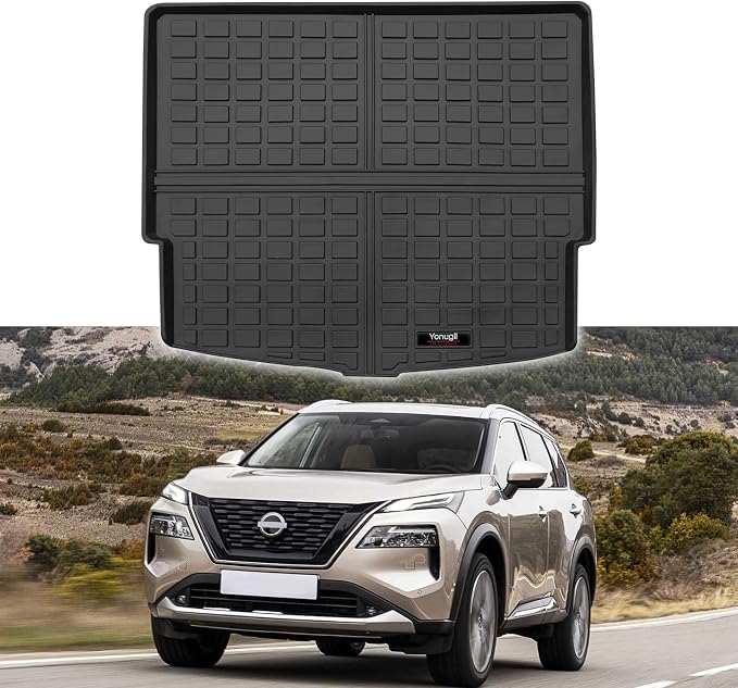 Custom for 2021-2025 2026 Nissan Rogue Cargo Mats Trunk Liner All Weather TPE by Yonugli