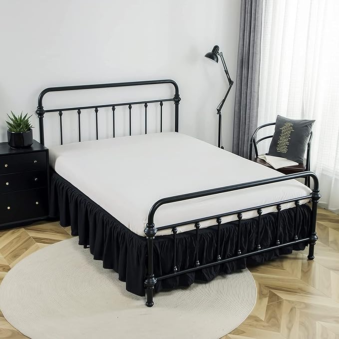 Bed Skirt Queen Size Ruffled Bed Skirt - Image 5