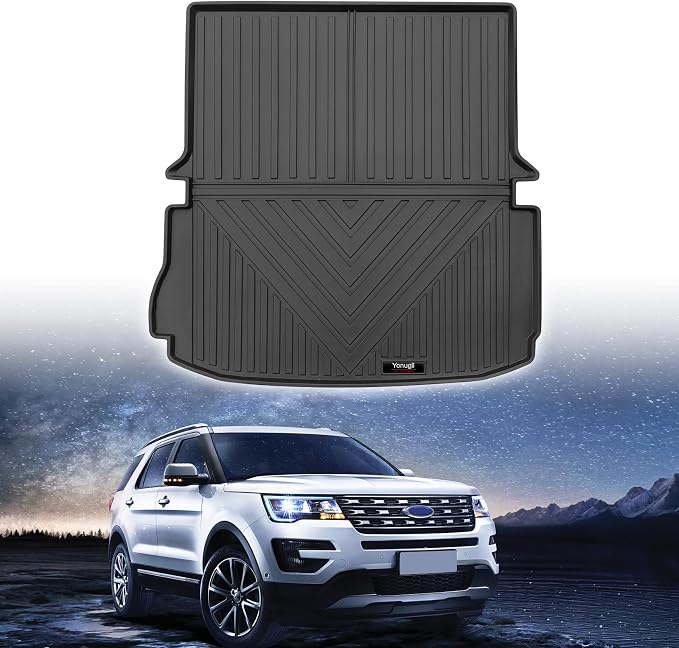 Custom for 2011-2019 Ford Explorer Cargo Mats Trunk Liner by Yonugli