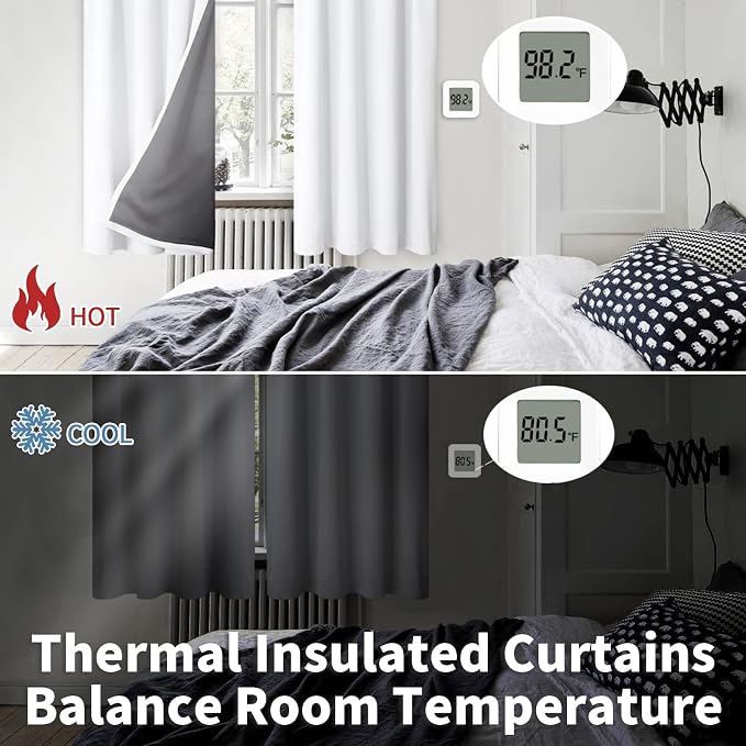 BGment Thermal Insulated 100% Blackout Curtains - Image 4
