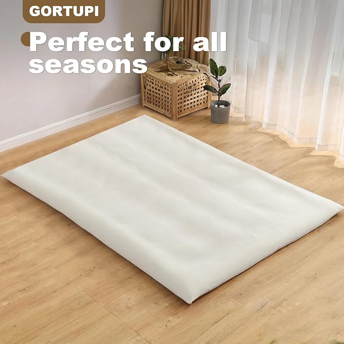 Floor Futon Cover Twin Size 82" L x 41" W Japanese Floor Futon Mattress - Image 2