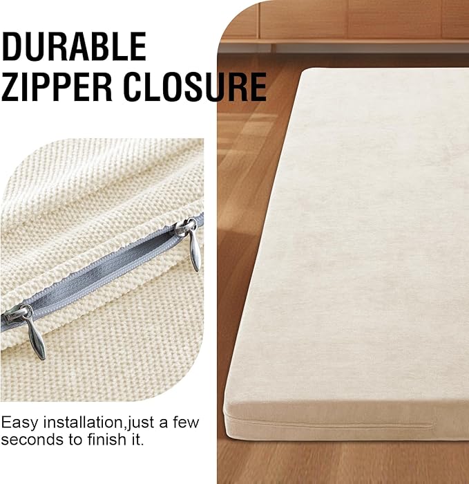 H.VERSAILTEX Twin Size Armless Futon Mattress Covers - Image 4