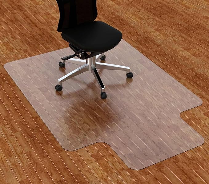 Amyracel Chair Mat for Hardwood Floor, 36” x 48” Computer Desk Chair Mat by Amyracel