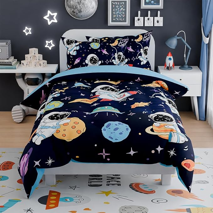 SANDJEST Astronaut Bedding Sets - Image 4