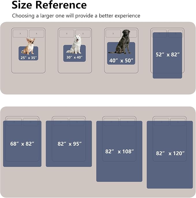 Waterproof Blanket for Couch, Leak Proof Dog Bed Blankets Reversible, Pet Throw - Image 6