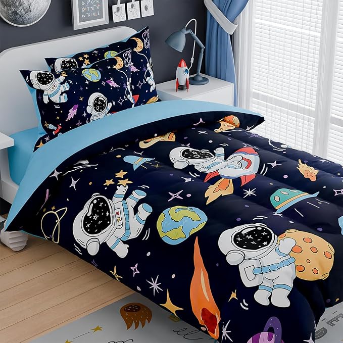 SANDJEST Astronaut Bedding Sets - Image 3