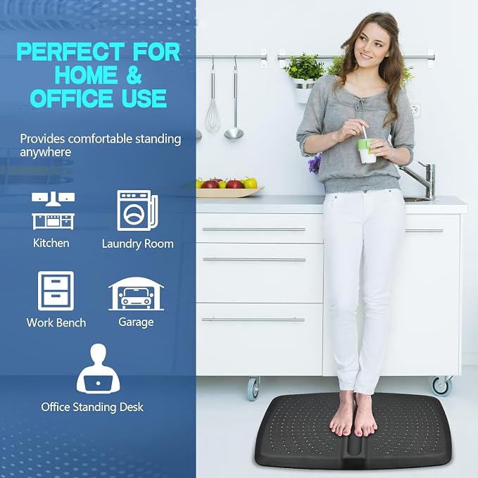 1 inch Thick Anti Fatigue Kitchen Mat Standing Mat - Image 6