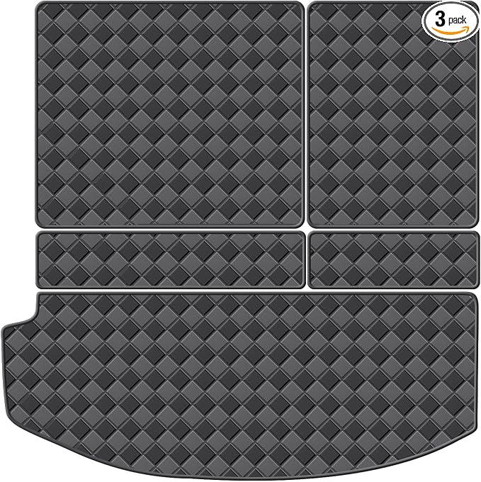 Cargo Mat & Backrest Mats for 2018-2024 Buick Enclave Accessories, Waterproof by Unknown