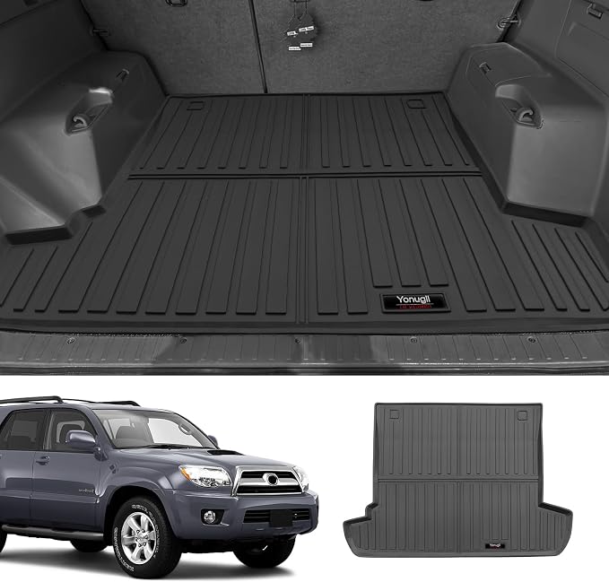 Custom for 2003-2009 Toyota 4Runner Cargo Mats Trunk Liner All Weather TPE - Image 2