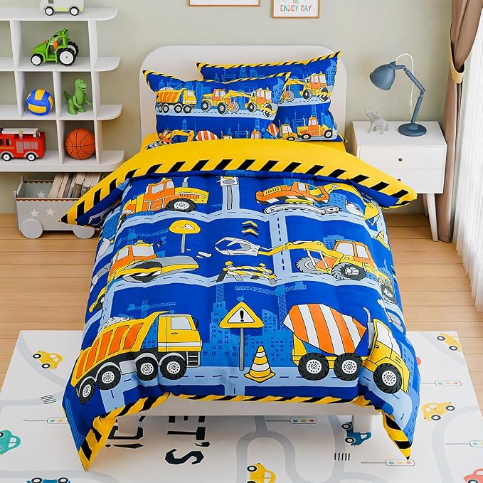 SANDJEST Construction Bedding Sets by SANDJEST