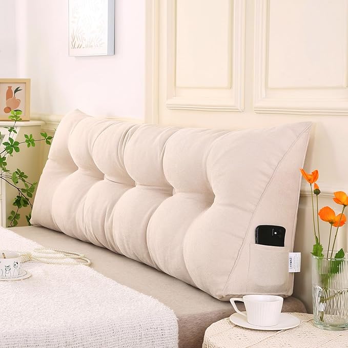 SAMTY Triangular Wedge Pillow headboard Full Size - Image 3