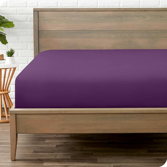 Bare Home Fitted Bottom Sheet Split King Size by BareHome